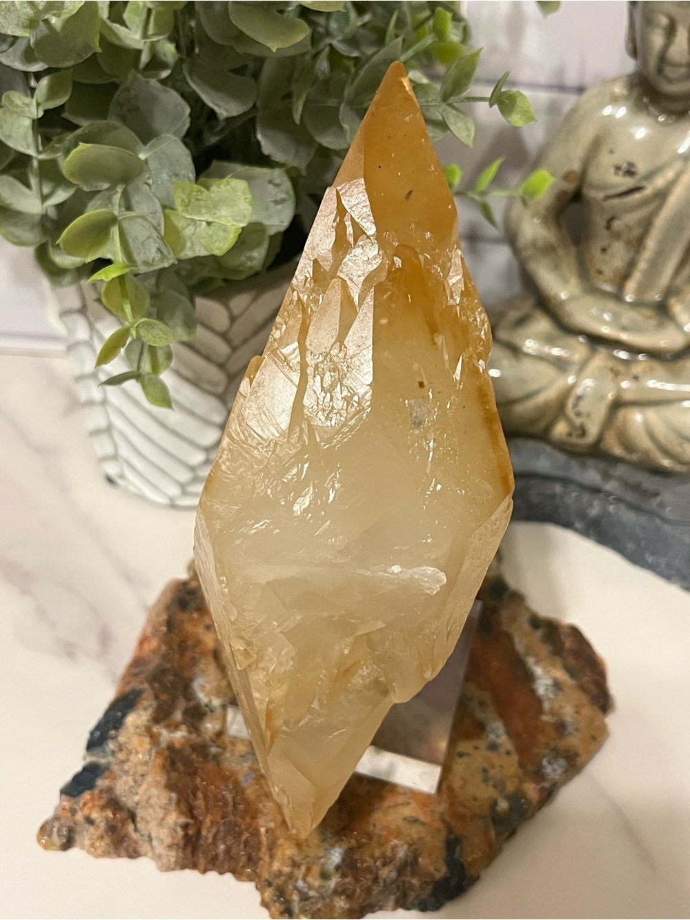 Double Terminated Elmwood Calcite & Sphalerite